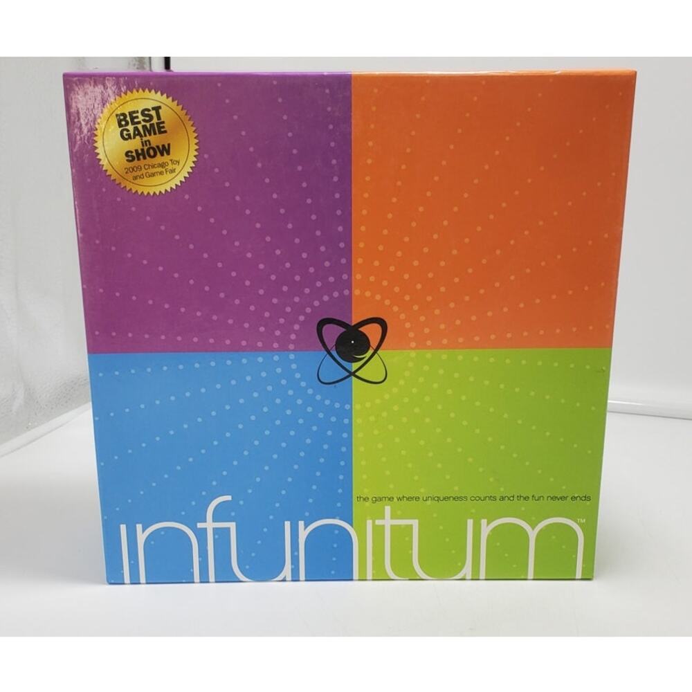INFUNITUM Board Game UNIQUENESS COUNTS & FUN NEVER ENDS 100% COMPLETE